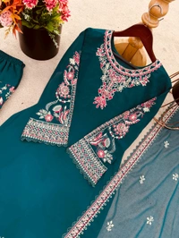 Mehendi Function Special Punjabi Dhoti Suit - XXL