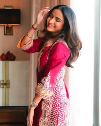 Jasmin Bhasin Ispired Plazzo Suit - Free Size Upto 42inch