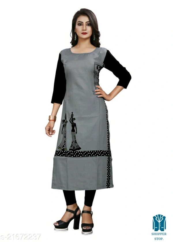 Trendy Drishya KurtisFabric: Crepe - 