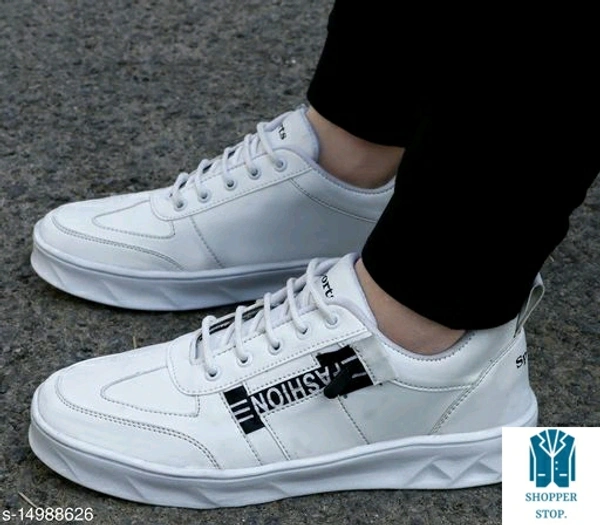 Catalog Name:*Trendy Men Casual Shoes*Material: Syntethic LeatherSole Material: EvaFastening 