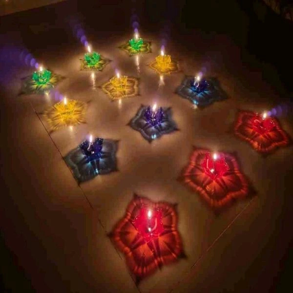 Diwali Reflection Diya Set (12pcs) MC122
