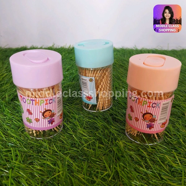 Wooden Toothpick Sticks With Easy Dispenser Box MC290