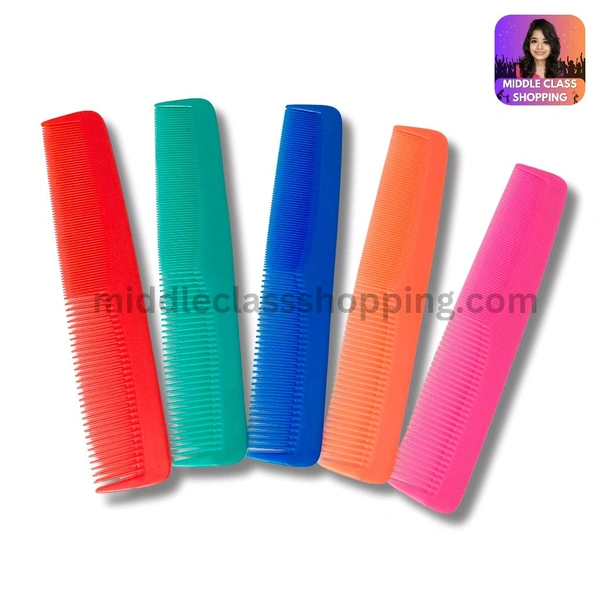 Premium Big Thick Double Teeth Solid  Color Combs MC397