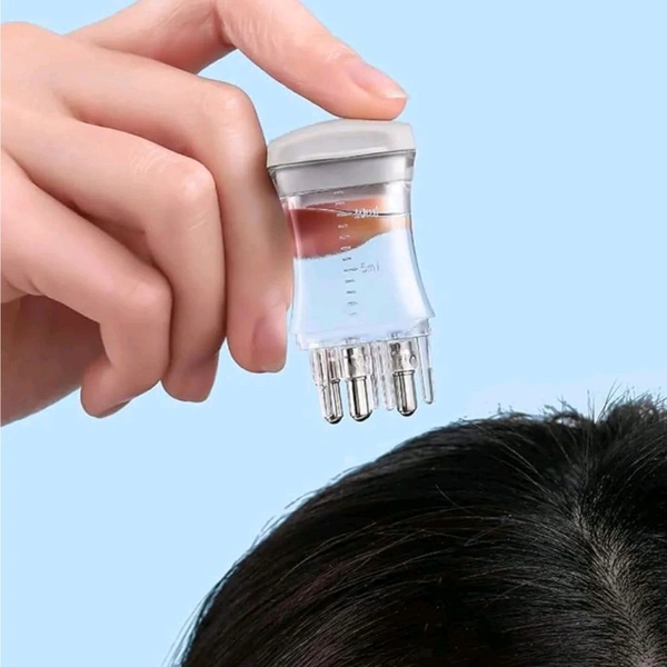 Hair Oil Applicator With Soft Massaging Rolling Balls For Easy Deep Oil Spreading MC422