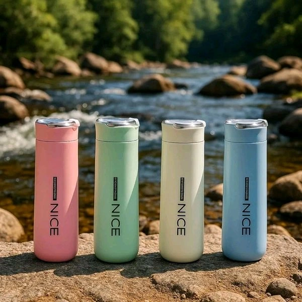 High Quality Multicolored Cute Nice Glass Bottles With Thick Plastic Lamination MC549