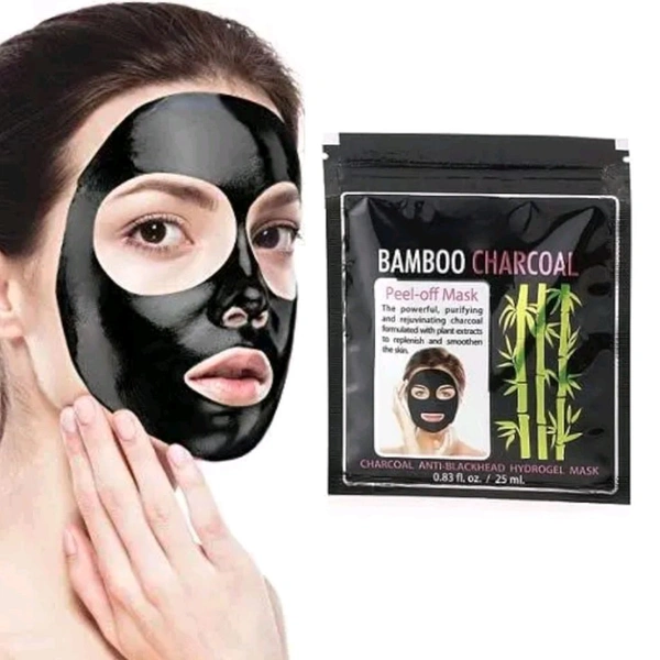 Bamboo Charcoal PeelOff Mask For Black Heads, Whiteheads And Dead Cells Removal MC639