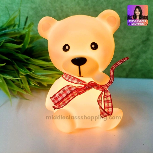 Super Cute Sitting Teddy Cute Night Light And Best Gift MC818