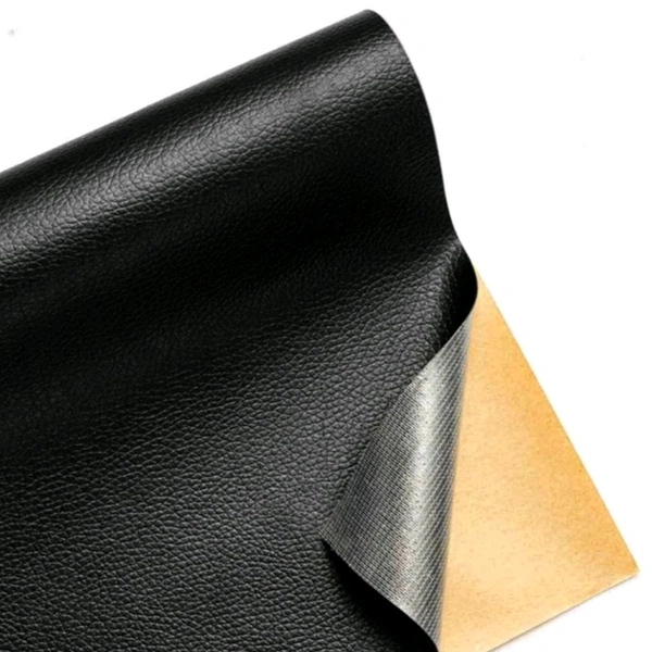 High Quality Black Leather Finished Repair Patch Self Adhesive Sheet (BLACK) MC919