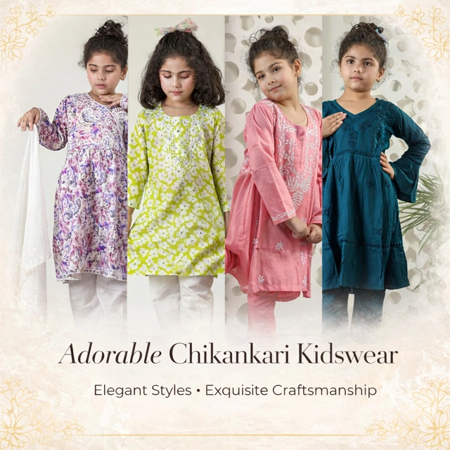 Chikankari Kidswear Collection