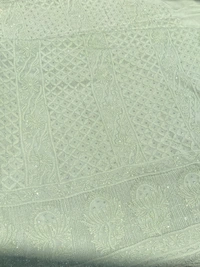 Mint Green Pure Viscose Unstiched Kurta Dupatta - Mint Green