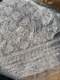 Grey Chikankari Georgette Unstiched Dress