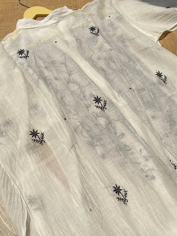 Tamanna Black embroidered Chikankari Semi Stiched Coord Set
