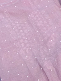 Noor-e-Mulmul Lavender Pink Unstiched Set - Lavender Pink