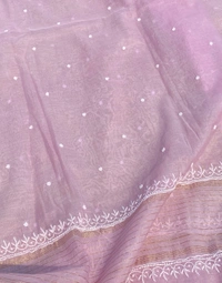 Noor-e-Mulmul Lavender Pink Unstiched Set - Lavender Pink