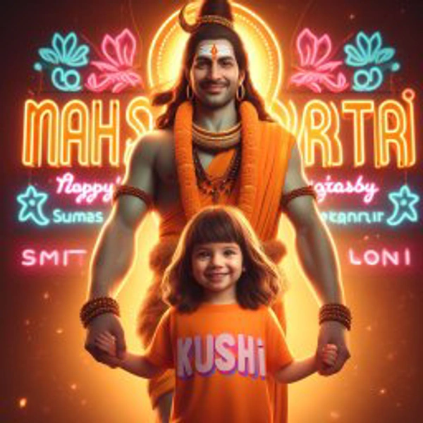 MAHADEV WITH YOUR NAME -FACE