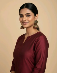 Glevcare Premium Ethnic Kundan Jhumka Earrings with Pearl Detailing - Cyprus