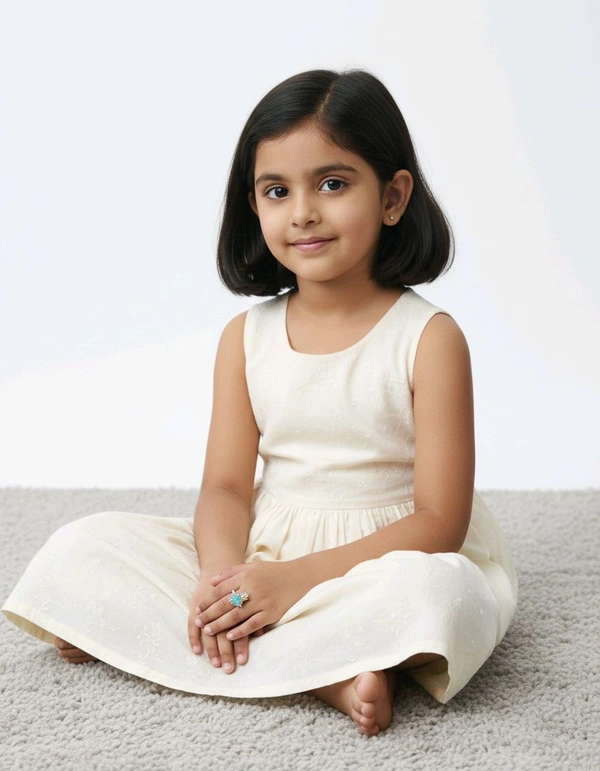 Glevcare Designer Aqua Crystal Ring – Party Wear Jewelry - Pelorous, Free Size