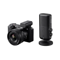 Sony SONY ECM-S1 Wireless Streaming Microphone for Podcast | Singing | Livestreaming | Gaming - Black - Black