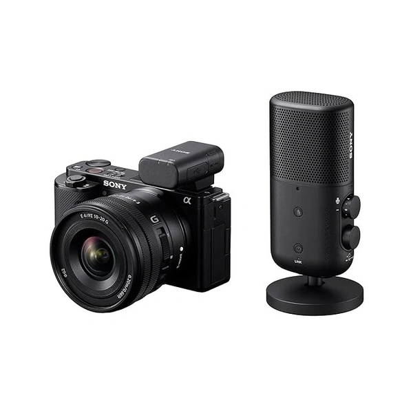 Sony SONY ECM-S1 Wireless Streaming Microphone for Podcast | Singing | Livestreaming | Gaming - Black - Black