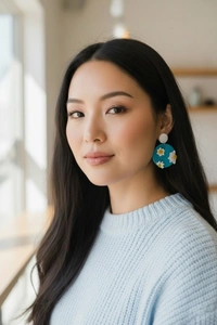 Sky Daisy Statement Drops🌼