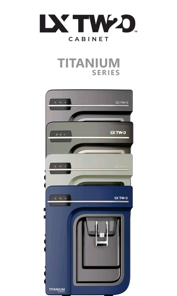 LX TW2O TITANIUM SERIES R.O WATER PURIFIER | RO+COPPER, ALKALINE B12 WITH ZINC+TDS CONTROLLER