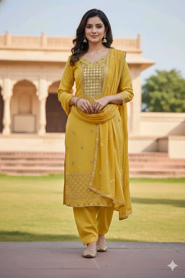 Ramraghav Premium Suit Fabric by Upeksha Fashion