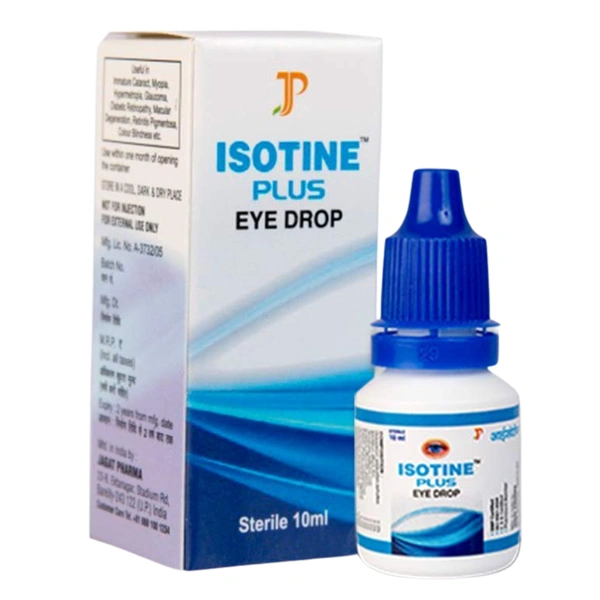 Jagat Pharma Isotine Plus Eye Drops (10ml) - Pack Of 1