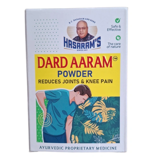 B.C. Hasaram & Sons Hasaram’s Dard Aaram Powder – Ayurvedic Joint, Knee & Body Pain Relief (100 g)