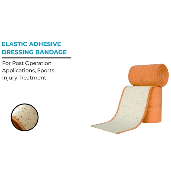 Precision Coatings Pvt Ltd Medigrip Elastic Adhesive Bandage BP with Fast Edges 10cm x 4m