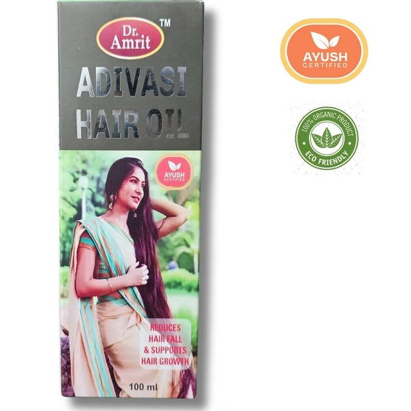 Adivasi Herbal Hair Oil (100ml) Made by Pure Adivasi Ayurvedic Herbs