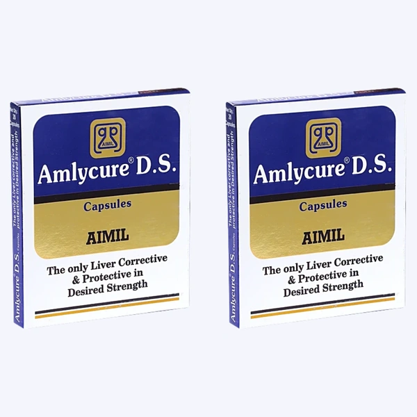Aimil Pharmaceuticals India Ltd Aimil Amlycure D.S. Capsule (20caps) (Pack of 2)