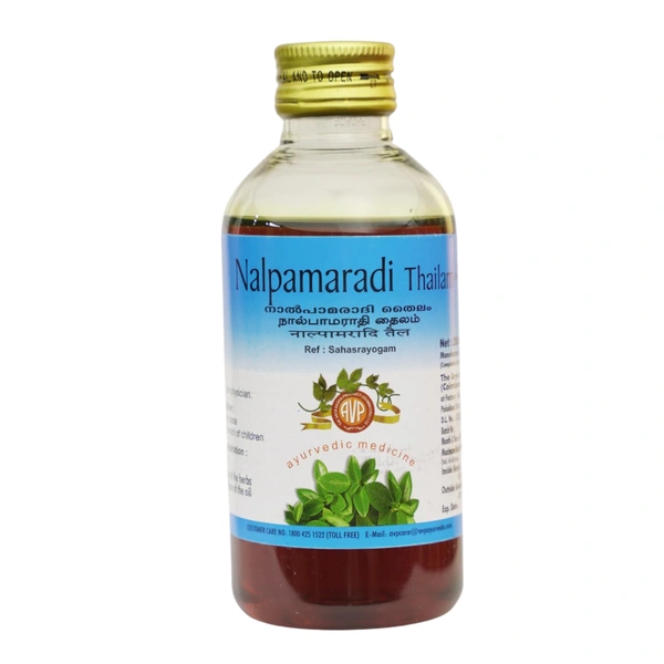 Arya Vaidya Pharmacy (AVP) Nalpamaradi Thailam (200ml)