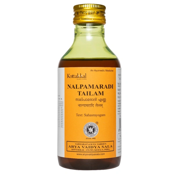 Arya Vaidya Sala Kottakkal Nalpamaradi Tailam (200ml)