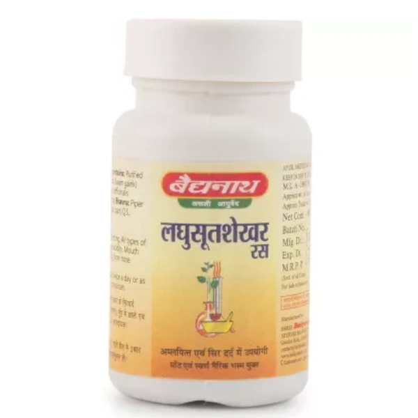 Baidyanath Jhansi Baidyanath Laghu Sutshekhar Ras (50Tab)