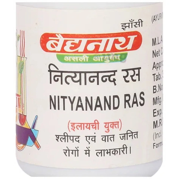 Baidyanath Jhansi Baidyanath Nityanand Ras (Tamra Yukta) (40tab)