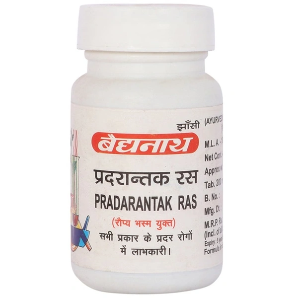 Baidyanath Jhansi Baidyanath Pradarantak Ras (80tab)
