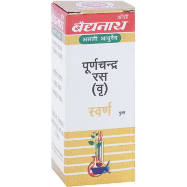 Baidyanath Jhansi Baidyanath Purnachandra Ras Vr. (Swarna Yukta) (10tab) - 10 Tablets
