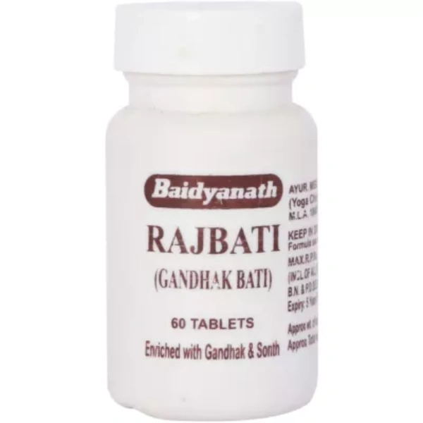 Baidyanath Jhansi Baidyanath Raj Gandhak Vati (60tab)