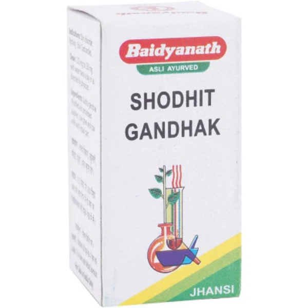 Baidyanath Jhansi Baidyanath Shodhit Gandhak (10g)