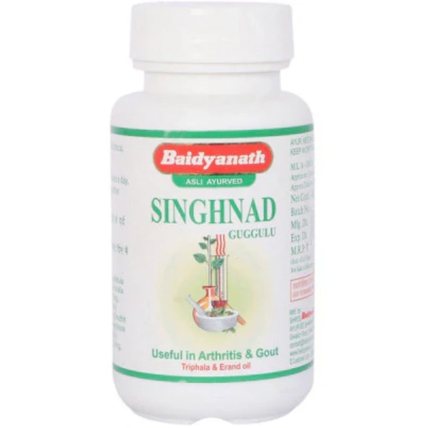 Baidyanath Jhansi Baidyanath Singhnad Guggulu (80tab)