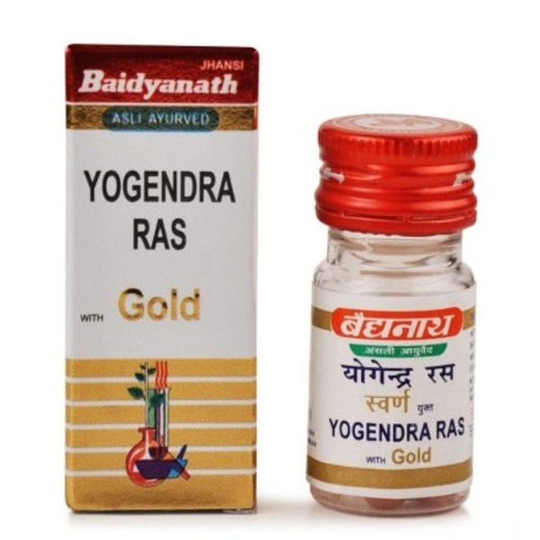Baidyanath Jhansi Baidyanath Yogendra Ras (Swarna Moti Yukta) (10tab) - 10 Tablets