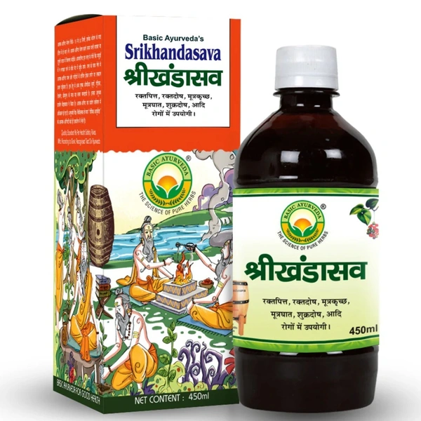 Basic Ayurveda Srikhandasava (450ml)