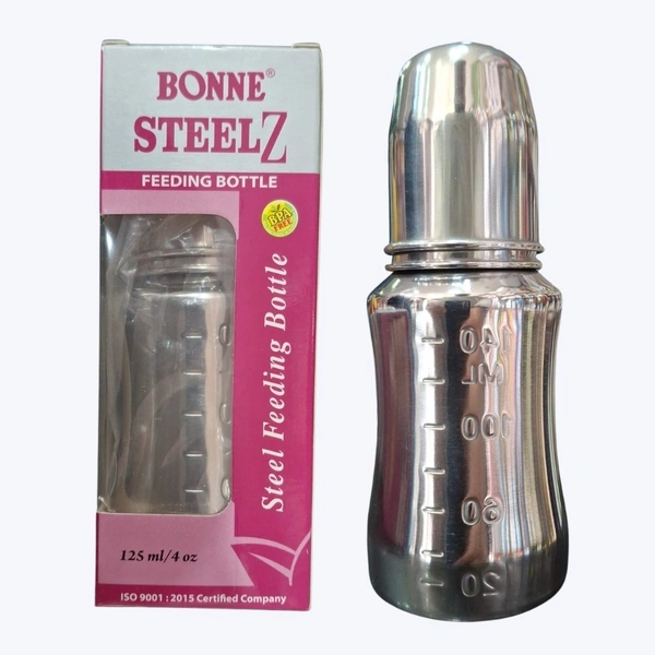Bonne SteelZ Feeding Bottle (125ml)