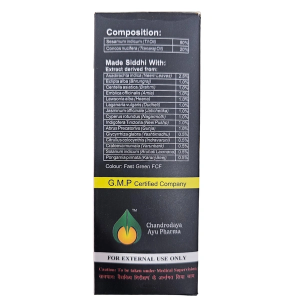 Chandrodaya Ayu Pharma Grow Vita Oil (150ml)