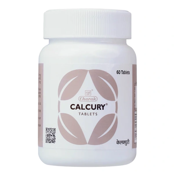 Charak Pharma Pvt Ltd Charak Calcury Tablet (60Tab) - 60 Tablets