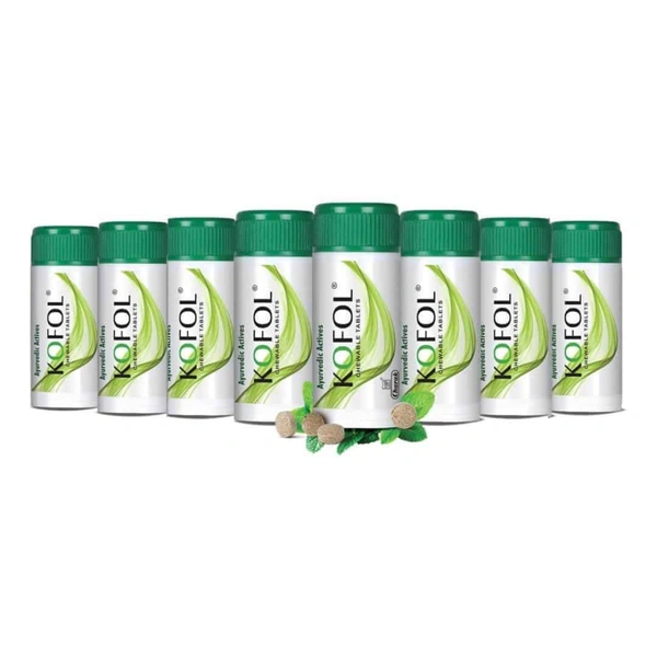 Charak Pharma Pvt Ltd Charak Kofol Chewable Tablets (60Tab) (Pack of 8)