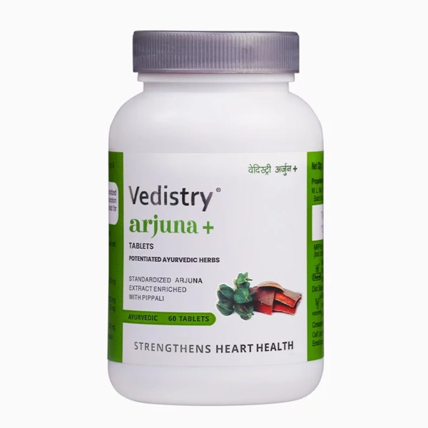 Charak Pharma Pvt Ltd Charak Vedistry Arjuna+ Tablets (60tab)