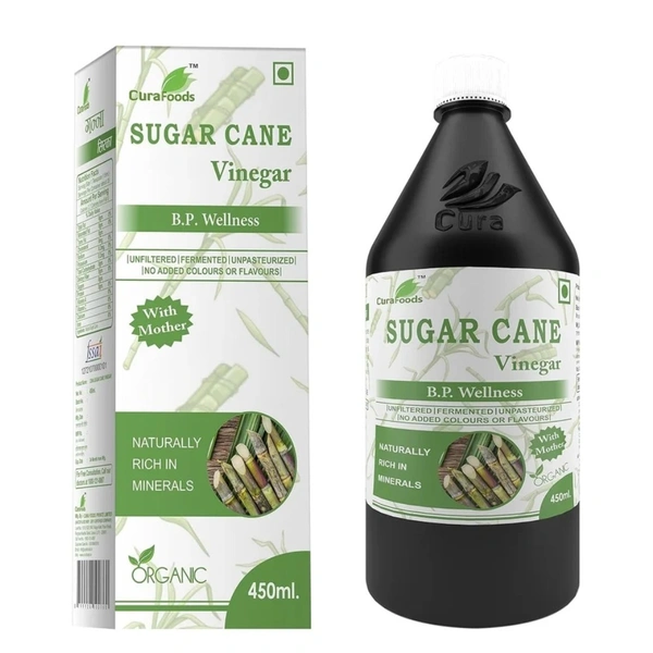 Cura Pharmaceuticals Cura Ganne Ka Sirka (450ml) || Sugarcane Vinegar