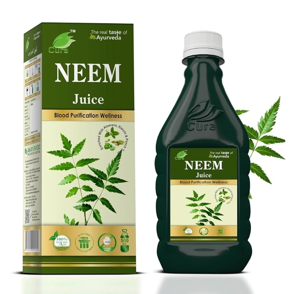 Cura Pharmaceuticals Cura Neem Ras (500 ml)