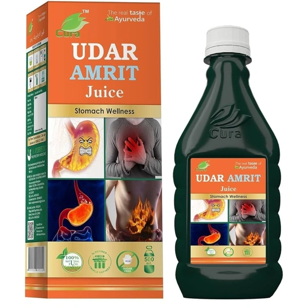 Cura Pharmaceuticals Cura Udar Amrit Juice (500ml) - 500 ml